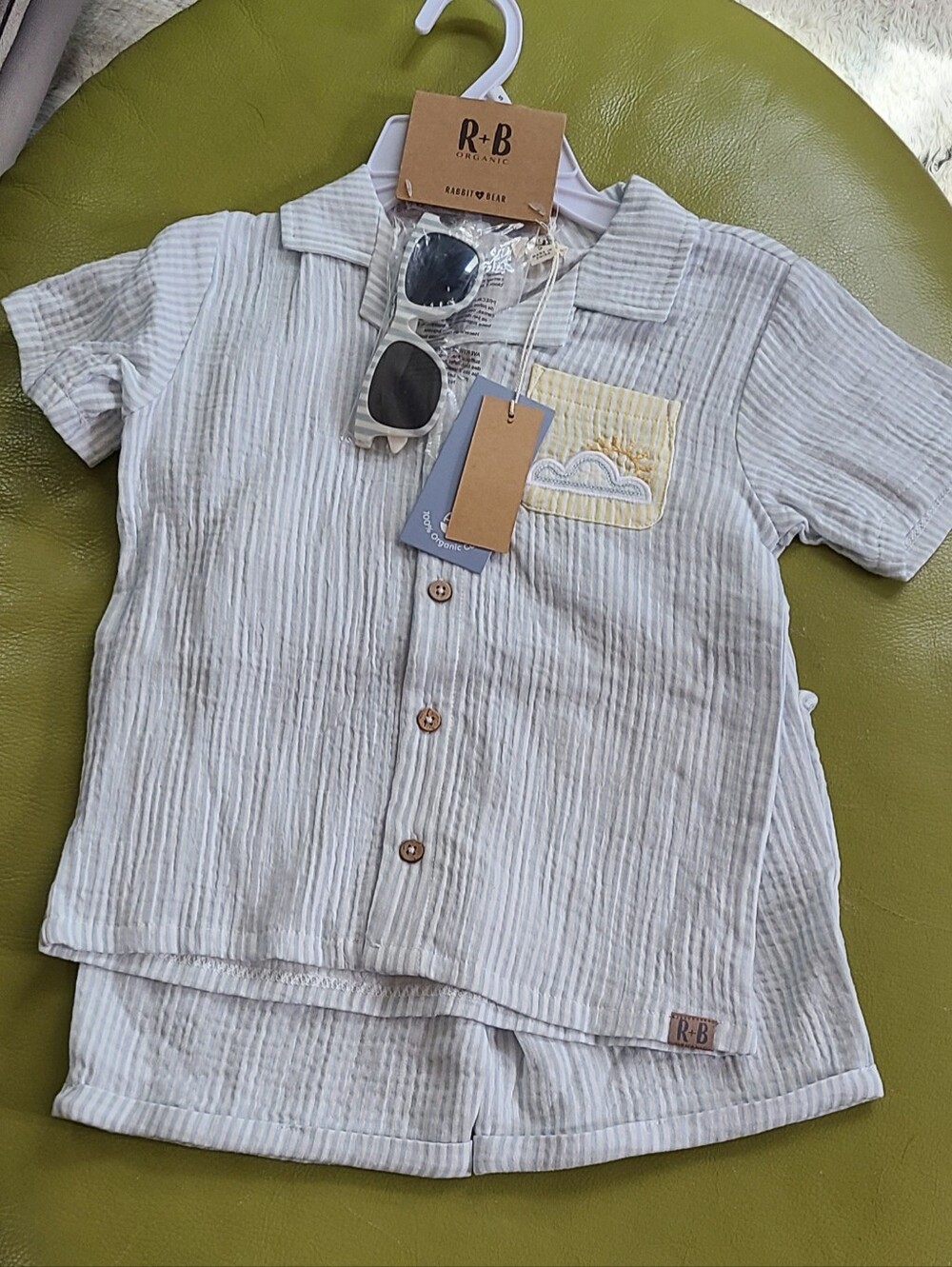 100% Organic Cotton 3 Piece Matching Set